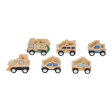 MTA Wooden Cars Set of 6 - Modern Teaching Aids NZ