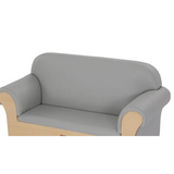 Natural Spaces Double Seater Lounge Grey - Modern Teaching Aids NZ