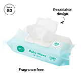 MTA Essentials Baby Wipes - 12 x Pack of 80