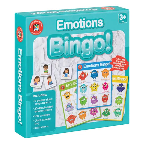 Emotions Bingo - Modern Teaching Aids NZ