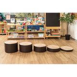 Log Stepping Stones 5 Pieces - Modern Teaching Aids NZ