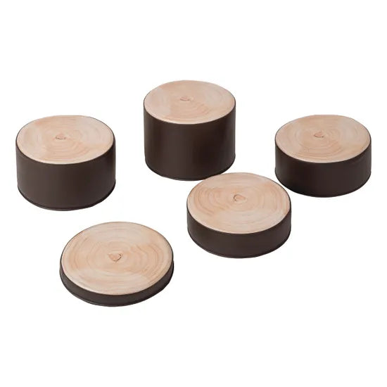 Log Stepping Stones 5 Pieces - Modern Teaching Aids NZ