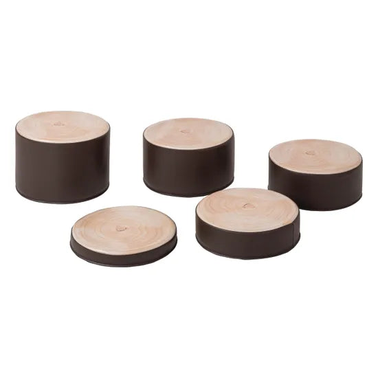 Log Stepping Stones 5 Pieces - Modern Teaching Aids NZ
