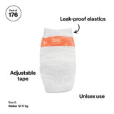 MTA Essentials Nappies - Walker, 12-17 kg, Pack of 176