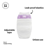 MTA Essentials Nappies Toddler 9-14 kg - Pack of 54 - Modern Teaching Aids NZ