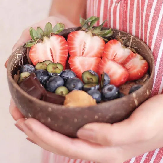 Brown Coconut Bowls - Pack of 4 - Modern Teaching Aids NZ