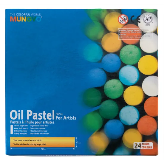 Mungyo Oil Pastels - 24 Colours - Modern Teaching Aids NZ