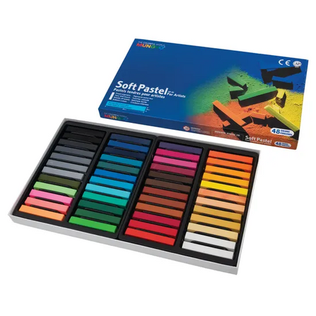 Mungyo Soft Pastels, Assorted - Box of 48 - Modern Teaching Aids NZ
