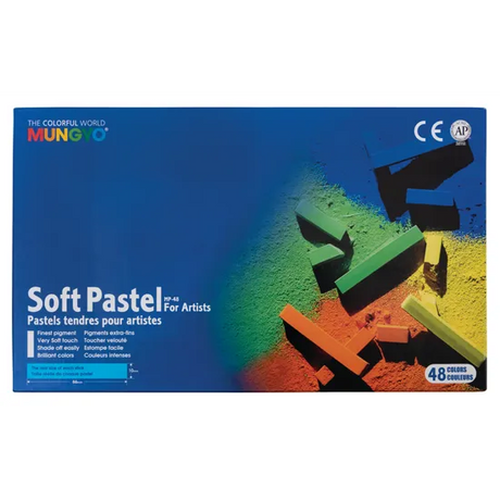 Mungyo Soft Pastels, Assorted - Box of 48 - Modern Teaching Aids NZ