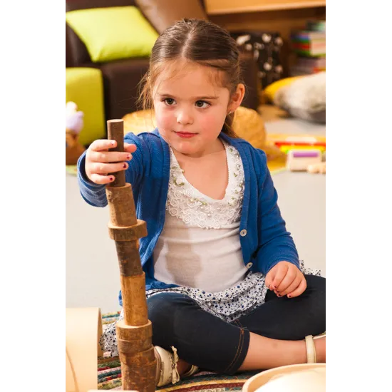 Tree Blocks 36 Pieces Sanded and Oiled - Modern Teaching Aids NZ