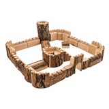Wooden Castle - 35 Pieces - Modern Teaching Aids NZ