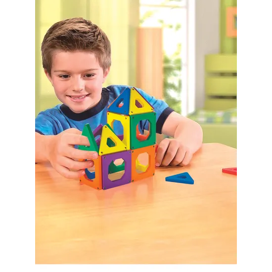 MTA Magnetic Tiles Solid Colours - Set of 72 - Modern Teaching Aids NZ