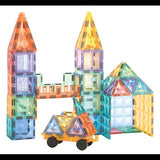 Magnetic Tiles & Car Set 100 Pieces - Modern Teaching Aids NZ