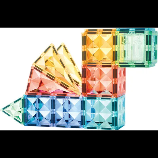 Magnetic Tiles & Car Set 100 Pieces - Modern Teaching Aids NZ