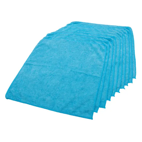 Microfibre Cloth Blue - Pack of 10 - Modern Teaching Aids NZ