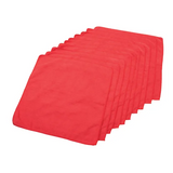 Microfibre Cloth Red - Pack of 10 - Modern Teaching Aids NZ