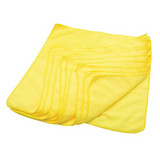 Microfibre Cloth Yellow - Pack of 10 - Modern Teaching Aids NZ