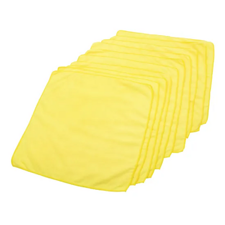 Microfibre Cloth Yellow - Pack of 10 - Modern Teaching Aids NZ
