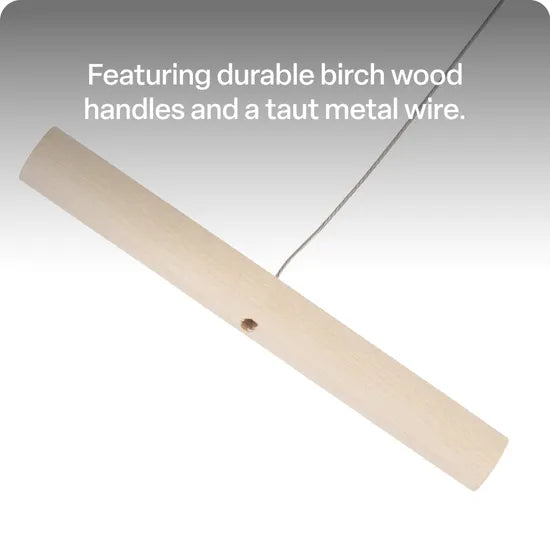 Metal Clay Cutter with Wooden Handles - Modern Teaching Aids NZ