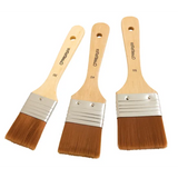 Large Area Taklon Paint Paint Brush Set of 3 - Modern Teaching Aids NZ