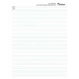 Writer Student Notebook Navy Blue 250x175 mm 4 mm 32p - Modern Teaching Aids NZ