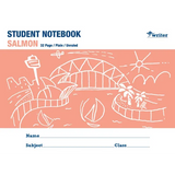 Writer Student Notebook Salmon 175x240 mm Plain 32p - Modern Teaching Aids NZ