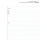 Writer Student Notebook Lime 175x240 mm 8 mm 32p - Modern Teaching Aids NZ