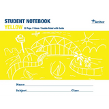 Writer Student Notebook Yellow 175x240 mm 10 mm 32p - Modern Teaching Aids NZ