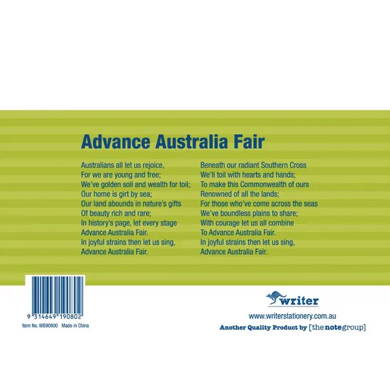 Writer Student Notebook Khaki 175x240 mm 12 mm 32p - Modern Teaching Aids NZ