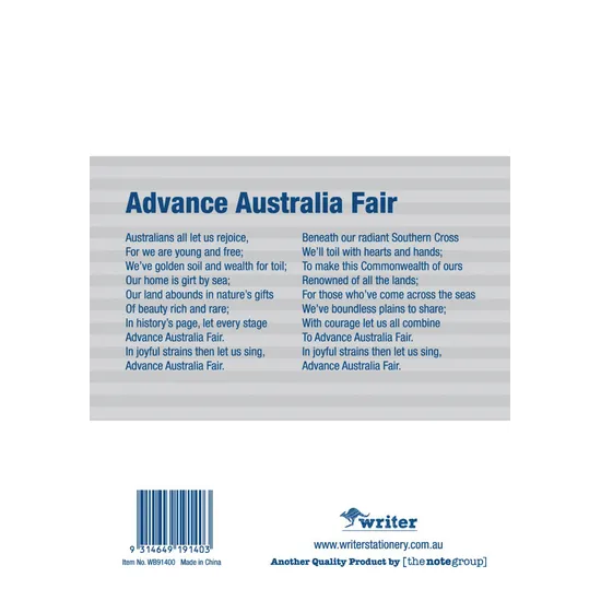 Writer Student Notebook Light Grey 250x175 mm 10 mm 64p - Modern Teaching Aids NZ