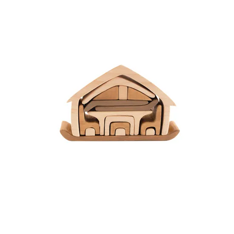 Wooden Nesting House - Modern Teaching Aids NZ