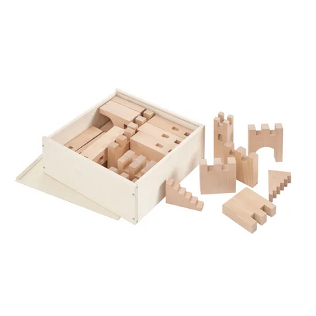 Wooden Castle Blocks 26 Pieces - Modern Teaching Aids NZ