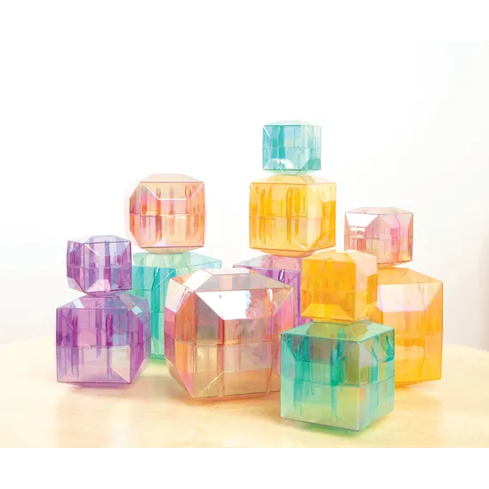 Luminous Facetted Boulders - Pack of 12