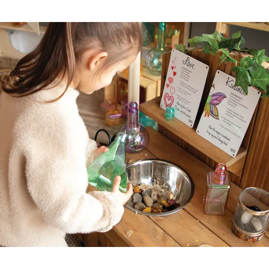 Luminous Shape Potion Bottles - Pack of 4