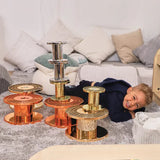 Metallic Reels Set of 8 (13x13 & 25x14 cm)