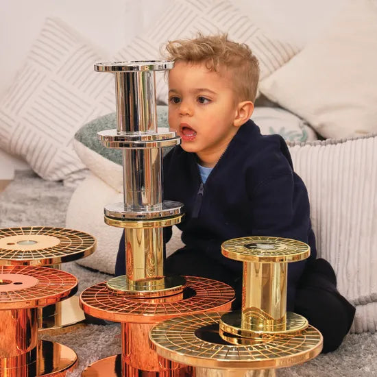 Metallic Reels Set of 8 (13x13 & 25x14 cm)