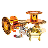 Metallic Reels Set of 8 (13x13 & 25x14 cm)