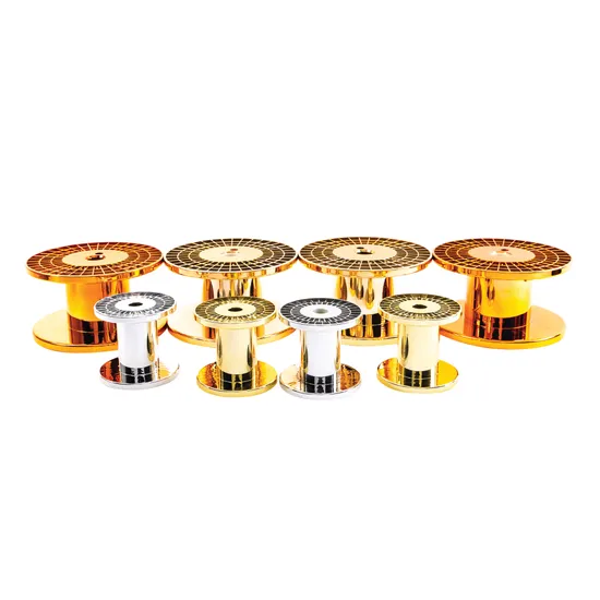 Metallic Reels Set of 8 (13x13 & 25x14 cm)