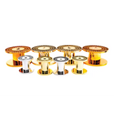 Metallic Reels Set of 8 (13x13 & 25x14 cm)