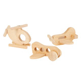 Wooden Air Travel Set Pack of 3 - Modern Teaching Aids NZ