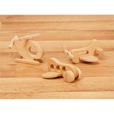 Wooden Air Travel Set Pack of 3 - Modern Teaching Aids NZ