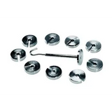 Slotted Weights - 10 x 10 grams - Modern Teaching Aids NZ