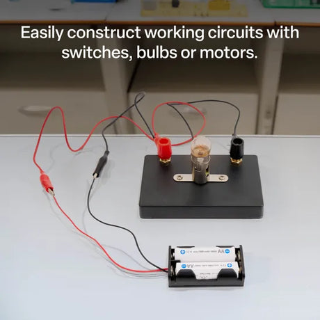 Battery Holder 2xAA Leads - Modern Teaching Aids NZ