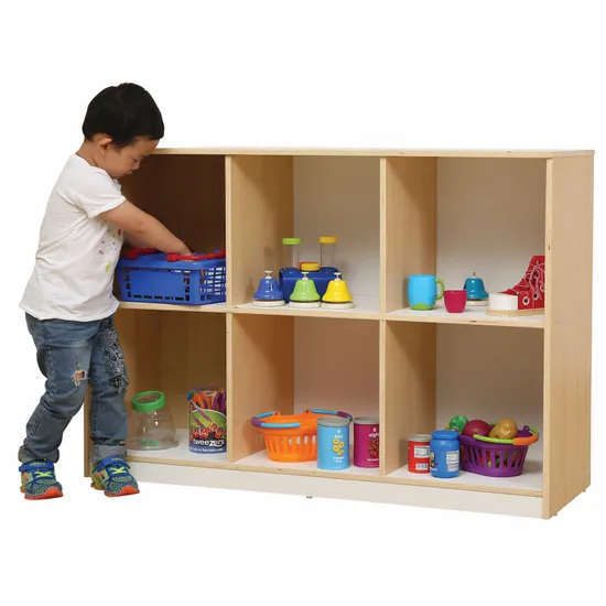 Norwegia Spaces - Locker Storage 6 Compartment - Modern Teaching Aids NZ
