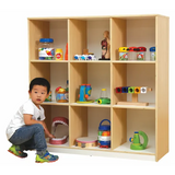 Norwegia Spaces - Locker Storage 9 Compartment - Modern Teaching Aids NZ