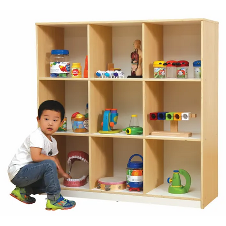 Norwegia Spaces - Locker Storage 9 Compartment - Modern Teaching Aids NZ