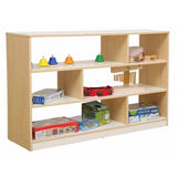 Norwegia Spaces - Storage Unit 6 Compartment - Modern Teaching Aids NZ