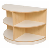 Norwegia Spaces - Curved End Shelf - 78 x 39 x 53 - Modern Teaching Aids NZ