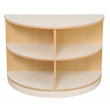 Norwegia Spaces - Curved End Shelf - 78 x 39 x 53 - Modern Teaching Aids NZ