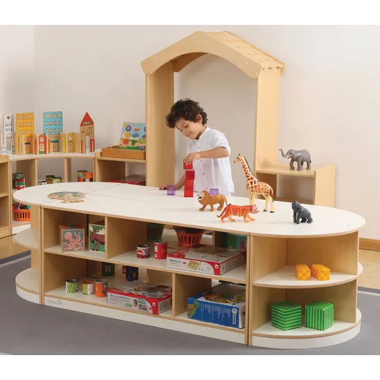 Norwegia Spaces - Flexible Shelving Island - 4  Pieces